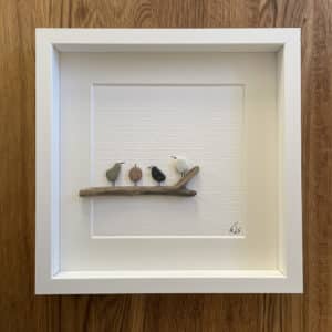 BILD UNIKAT Vögel auf Ast