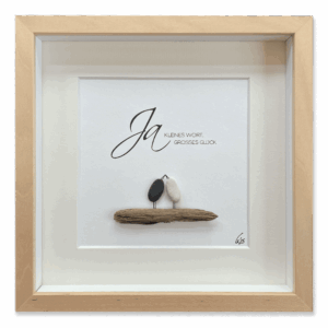 Hochzeitsbild JA (mit Holz) – Bild 3