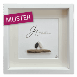 Hochzeitsbild JA (mit Holz)