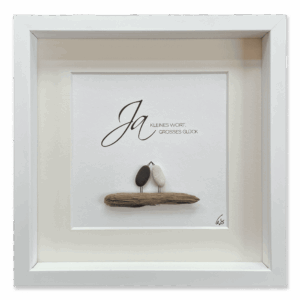 Hochzeitsbild JA (mit Holz) – Bild 2