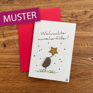 Klappkarte Weihnachtswunscherfüller