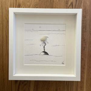 BILD UNIKAT Möwe auf Boje