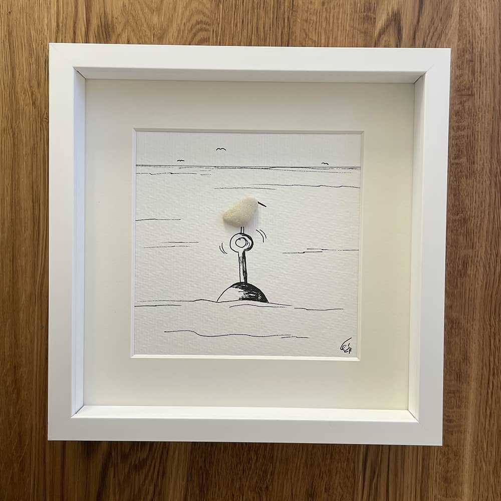 BILD UNIKAT Möwe auf Boje