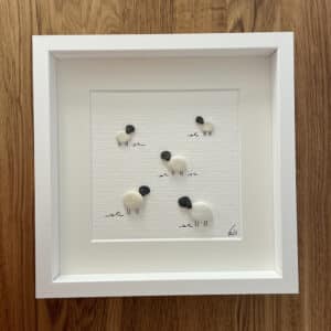 BILD UNIKAT Schwarzkopf Schafe