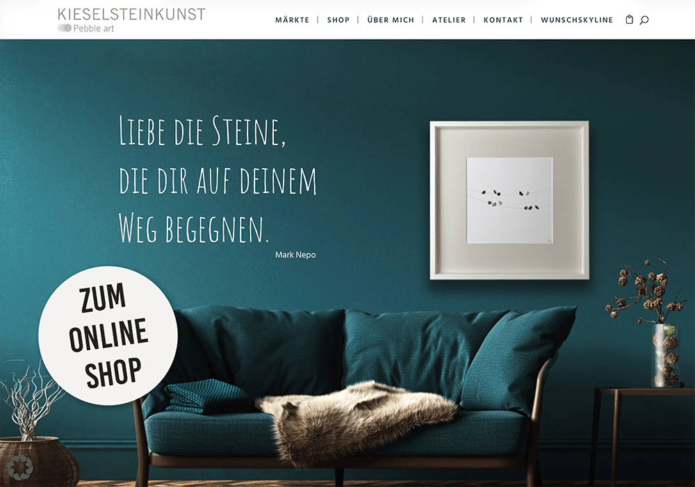 Onlineshop Kieselsteinkunst