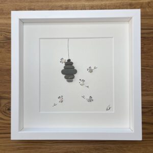 BILD UNIKAT Bienen am Bienenstock